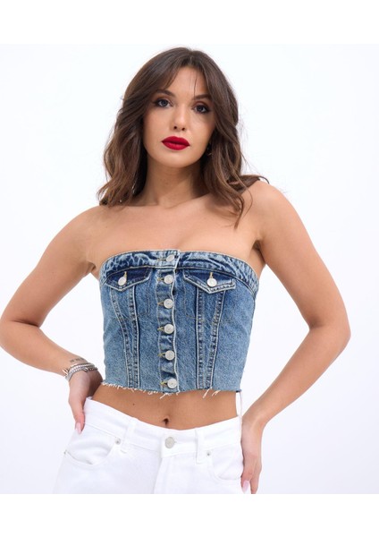 6285 Kot Bluz-Mavi fiyatları