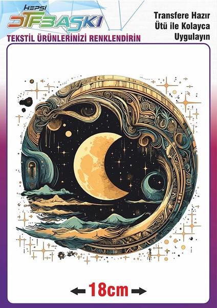 Ütü ile Kumaşa Yapışan Baskı