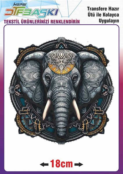 Ütü ile Kumaşa Yapışan Baskı