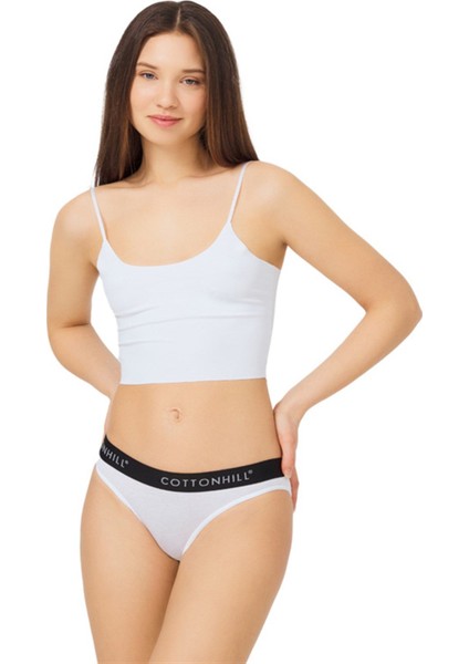 Pamuklu Basic Kadın Bikini Külot 3'lü Paket - 6