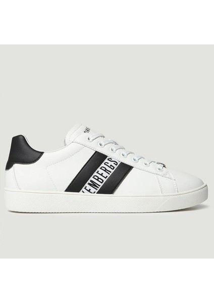 Erkek Sneaker ( Günlük) 19134/CP A Bkku Bikkembergs 64039996 Scarpa Uomo Mıcrofıber Bianco