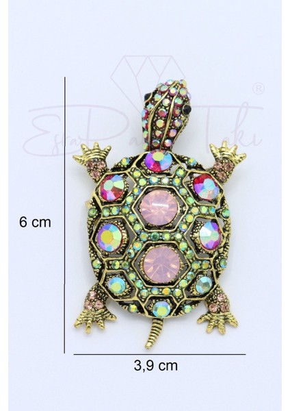 Incili Markazit Taşlı Çiçek Broş fiyatları