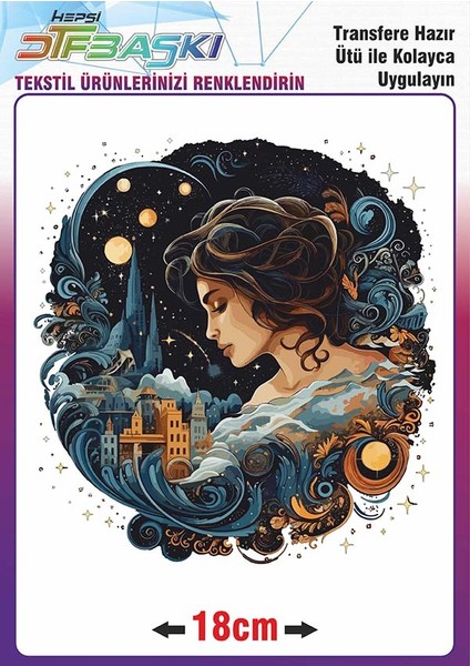 Ütü ile Kumaşa Yapışan Baskı