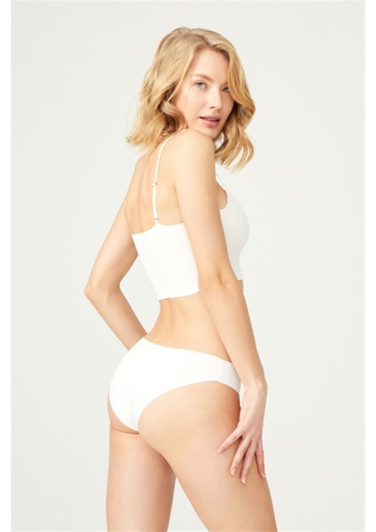 Klasik Basic Lazer Kesim Bikini Külot 3'lü Paket modelleri