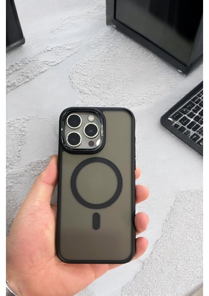 Apple Iphone 14 Pro Kılıf Magsafe Destekli Zırh Şeritli Standlı Premium Kapak indirimleri