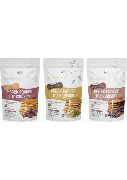 Bebek Pankek Toz Karışımı Seti +8 Ay