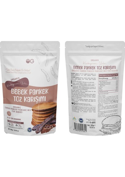 Bebek Pankek Toz Karışımı Seti +8 Ay