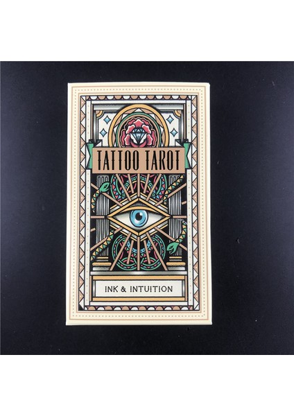 1 Adet Masa Örtüsü Tarzı Dövme Tarot Kartları Tam Ingilizce Masa Oyunu Tarot Kartı Destesi Aile Partisi Eğlence Oyunu Oyun Kartları Pdf Talimatları (Yurt Dışından)