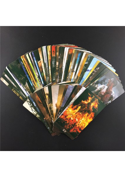 55 Adet TS21 Stili Yeni Z Tarot Kartı Karanlık Temalar Oracle Oyun Kartları Arkadaş Aile Partisi Oyun Oynamak Taşınabilir Güverte Oyunu Tarot Kartları (Yurt Dışından)