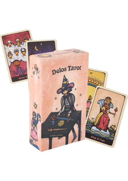 Delos Tarzı Ana Dünya Mandala Oracle Kartları Tam Ingilizce Masa Oyunları Kartları Yaratıcı Tarot Güverte Oracle Kehanet Masa Oyunu Tarot Kartları (Yurt Dışından)