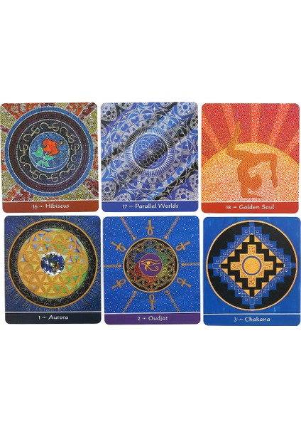 Delos Tarzı Ana Dünya Mandala Oracle Kartları Tam Ingilizce Masa Oyunları Kartları Yaratıcı Tarot Güverte Oracle Kehanet Masa Oyunu Tarot Kartları (Yurt Dışından)