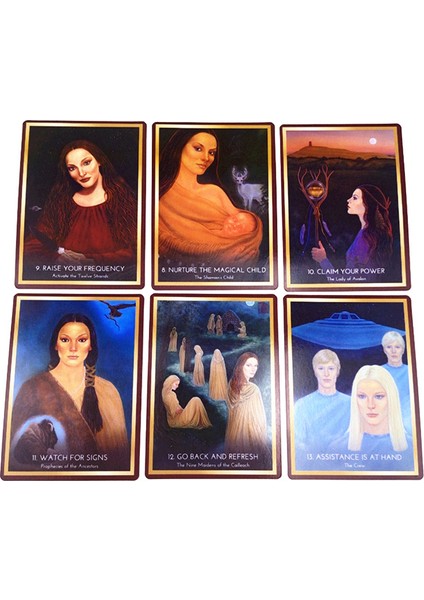 Osho Zen Stili Tarot Kartları Oracle Deck Art Nouveau Kehanet Kart Oyunları Masa Oyunu (Yurt Dışından)