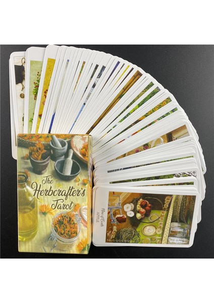 78 Adet TT30 Tarzı Herbcrafter'ın Tarot Masa Oyunu Kartları Aile Toplantısı Stoklarda Masa Oyunu Oynarken (Yurt Dışından)