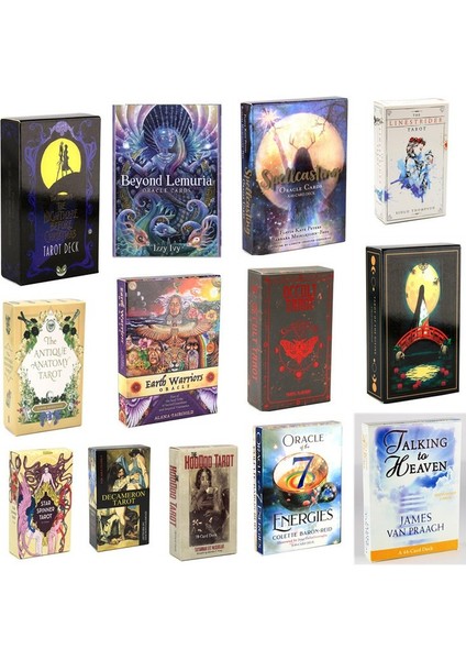 No.96 Stili Isa'dan Önce Kabus Tarot Destesi ve Rehberi 78 Kart Destesi ve Kart Oyunu Masa Oyunu Kehanet Geleceği Anlat Oyuncak (Yurt Dışından)