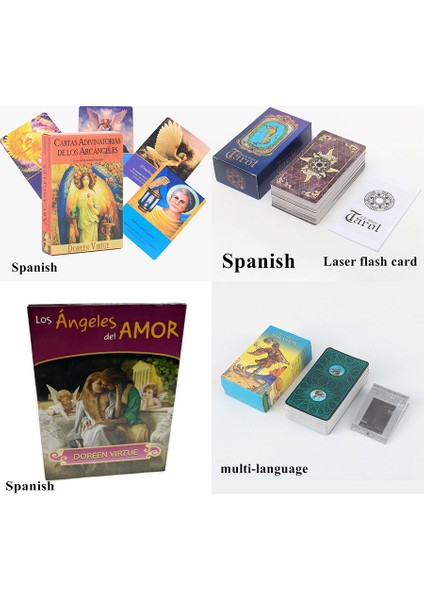 Tekerlek Yaar Tarzı Sıcak Yeni Ispanyol Tarot Kartları Tarot Güverte Kart Oyunu Parti Masa Tahta Oyunu Kart Güverte Falcılık Oracle Kartları Muti Dili (Yurt Dışından)