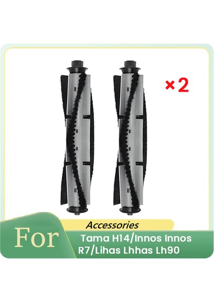 Tama H14/INNOS Innos R7/lihas Lhhas LH90 Süpürme Makinesi Aksesuarları Için 2 Adet Rulo Fırça (Yurt Dışından)