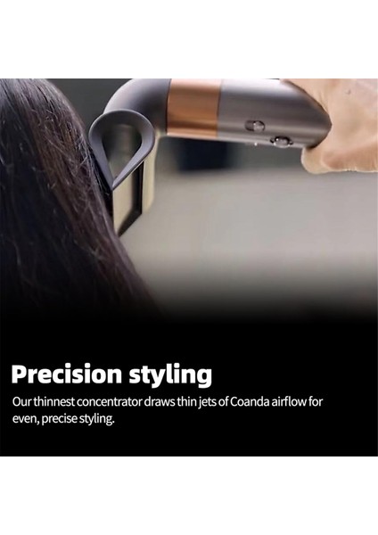 Dyson Airwrap HS05 HS01 Bukle Makinesi Nozulu Kurutma ve Şekillendirme Aparatı Için Hassas Şekillendirme Ucu + Silindir Tarak (Yurt Dışından)