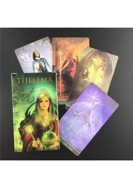 78 Adet TT48 Stili Thelema Tarot Kartları Masa Oyunları Rehberlik Kehanet Kader Oracle Ingilizce Aile Partisi Oyun Kartı Güverte Oyunu Eğlence (Yurt Dışından) fiyatları