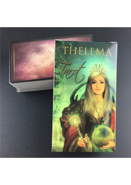 78 Adet TT48 Stili Thelema Tarot Kartları Masa Oyunları Rehberlik Kehanet Kader Oracle Ingilizce Aile Partisi Oyun Kartı Güverte Oyunu Eğlence (Yurt Dışından) modelleri