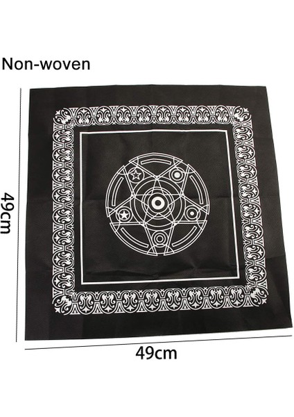 No.2 Tarzı Siyah Tarot Masa Örtüsü Kehanet Tarot Kartı Pad Sarkaç Sihirli Tarot Sunağı Masa Örtüsü Tahta Oyunu (Yurt Dışından)