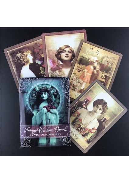 45 Adet TS46 Stili Vintage Bilgelik Oracle Tarot Kartları E-Kılavuz Kartları Kurulu Oyunu Kadınlar Için Kehanet Kader Aile Oyun Oynama (Yurt Dışından)
