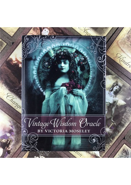 45 Adet TS46 Stili Vintage Bilgelik Oracle Tarot Kartları E-Kılavuz Kartları Kurulu Oyunu Kadınlar Için Kehanet Kader Aile Oyun Oynama (Yurt Dışından)