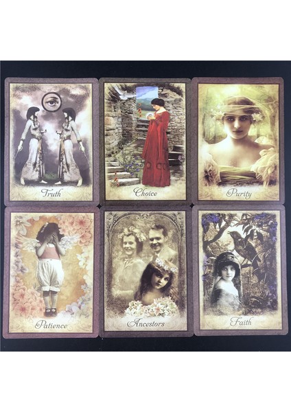 45 Adet TS46 Stili Vintage Bilgelik Oracle Tarot Kartları E-Kılavuz Kartları Kurulu Oyunu Kadınlar Için Kehanet Kader Aile Oyun Oynama (Yurt Dışından)