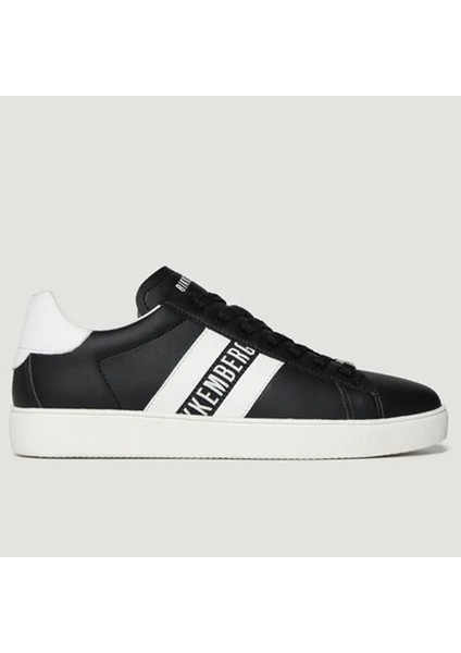 Erkek Sneaker ( Günlük) 19134/CP B Bkku Bikkembergs 64039996 Scarpa Uomo Mıcrofıber Nero