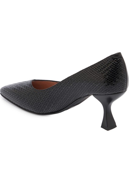 Siyah Hakiki Deri Kadın Topuklu Ayakkabı - K24S1AY67705-A23 fiyatları