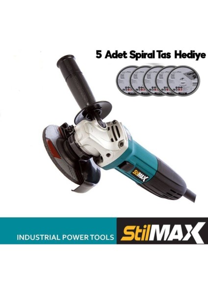 Germany Slim Taşlama Spiral Makinesi 115-125 mm 5 Ad Kesme Taşı 2400 Watt 2 Yıl Garanti fırsatları