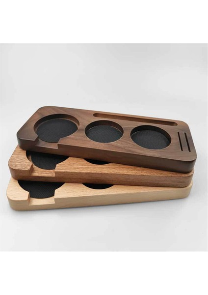 51 mm Ahşap Kahve Tamper Istasyonu Standı Kahve Portafiltre Tutucu Pres Standı Espresso Dağıtım Kolu Tutucu, B (Yurt Dışından) indirimleri