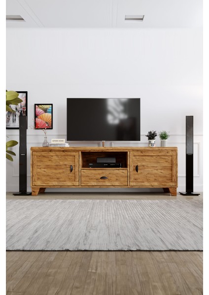 Lavanta Tv Ünitesi – %100 Gerçek Ağaç