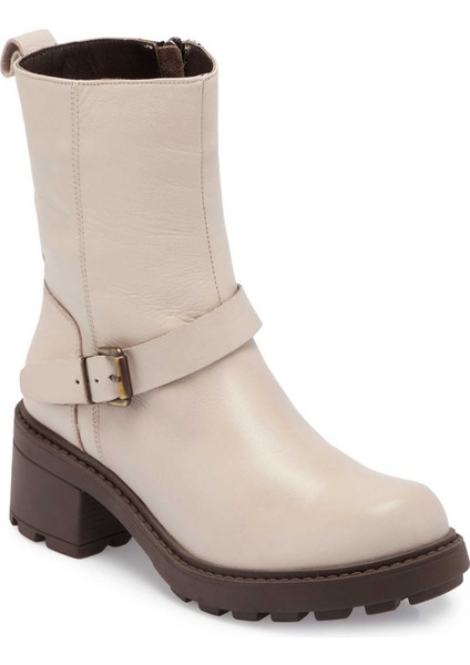 Vizon Hakiki Deri Kadın Casual Bot - K24K1BT67562-A44