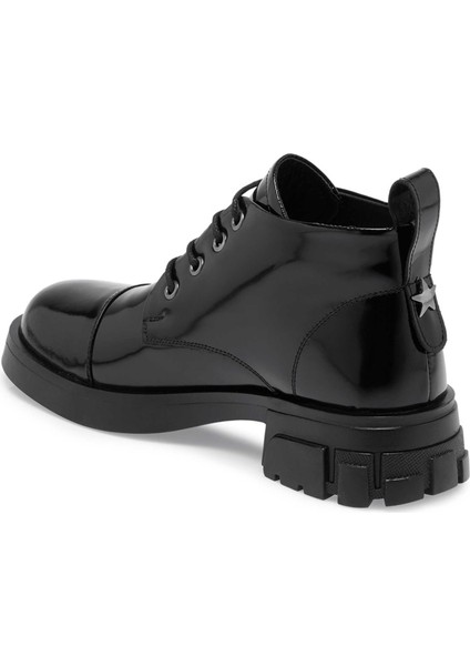 Siyah Hakiki Rugan Deri Kadın Casual Bot - K24K1BT67634-A07 fiyatları