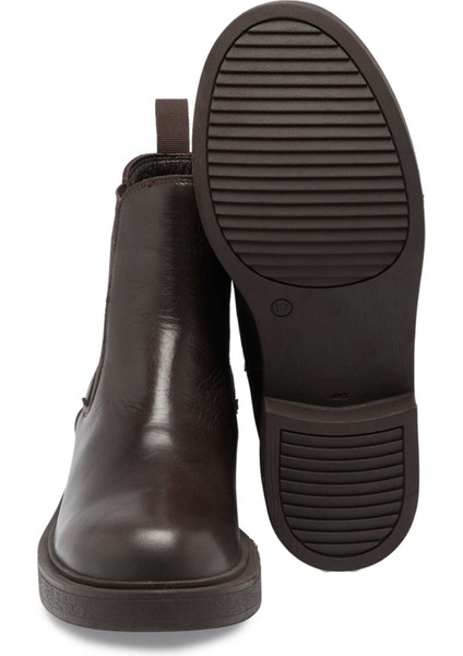 Kahve Hakiki Deri Kadın Casual Bot - K24K1BT67566-A24 fırsatları