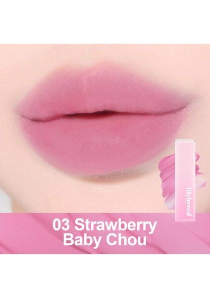 Sweet Liar Milky Tint / Kadife Bitişli, Nemlendiricili Dudak Tinti - 03 Strawberry Baby Chou