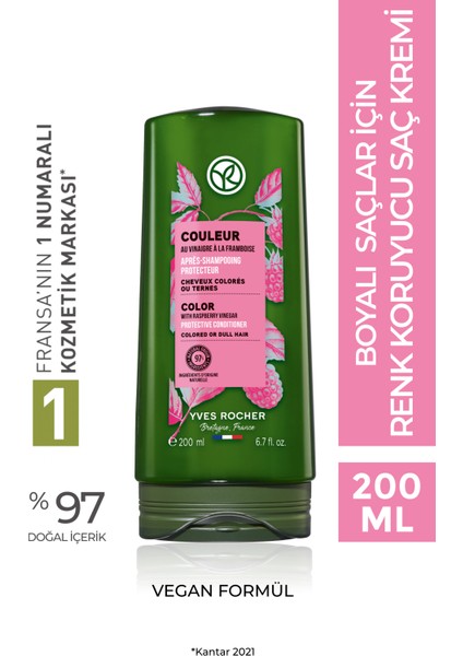 Boyalı Saçlar Için (couleur) Renk Koruyucu Saç Kremi - Vegan-200 Ml