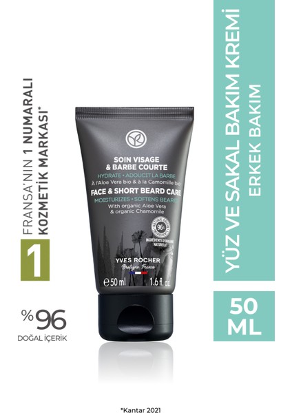 Nemlendiren Ve Rahatlatan Yüz Ve Sakal Bakım Kremi - 50 Ml