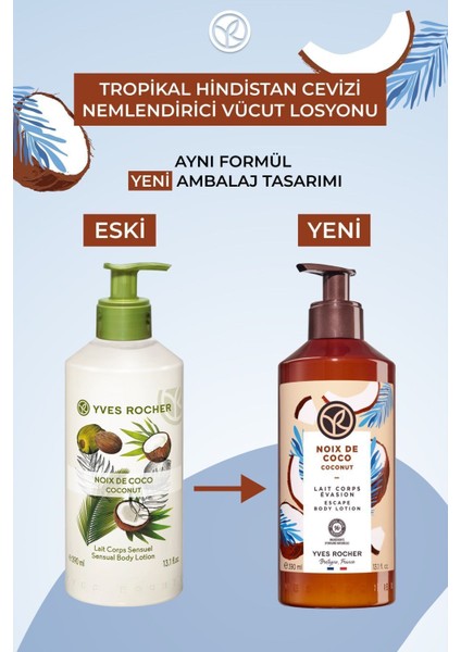 Nemlendirici Vücut Losyonu - Tropikal Hindistan Cevizi - 390ml