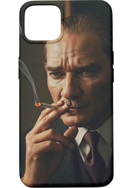 iPhone 16 Pro Max Uyumlu Atatürk Desenli Telefon Kılıfı #5