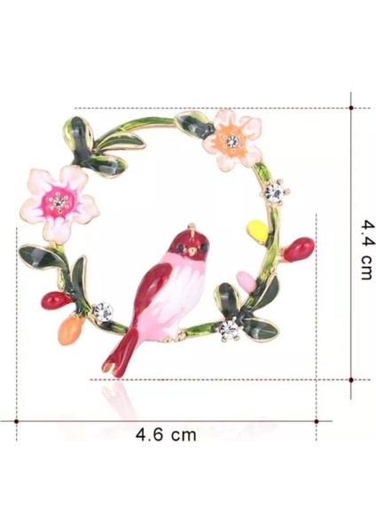 Çelenkli Kuş Broş fırsatları