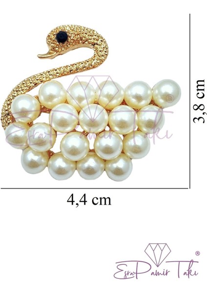 Incili Kuğu Broş fiyatları