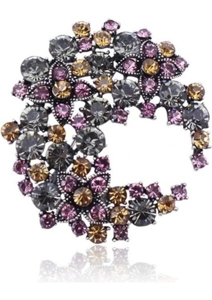 Markazit Çelenk Broş