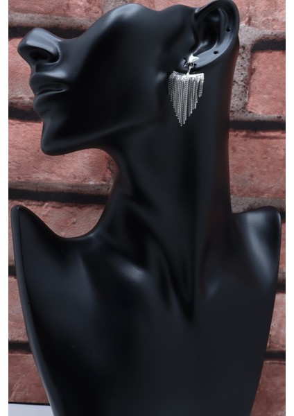 Gümüş Renk Yıldızlı Küpe fiyatları