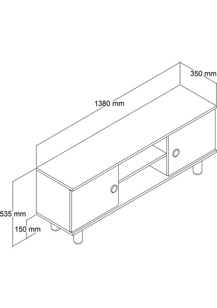 Bohem Tv Ünitesi 138 cm