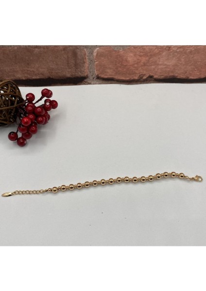 Kadın Altın Renk Vıp Çelik Bileklik modelleri