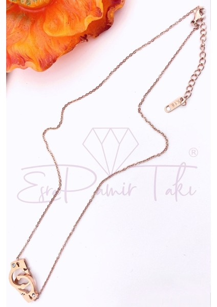 Çelik Kelepçe Kolye