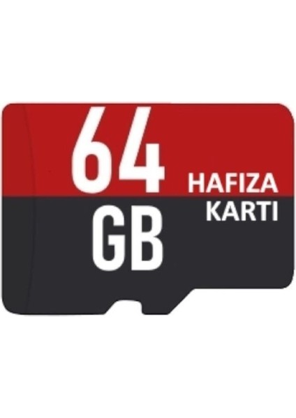 Hafıza Kartı 64 GB Class 10 Hız Sınıfı ile Video ve Fotoğraf Depolama İçin
