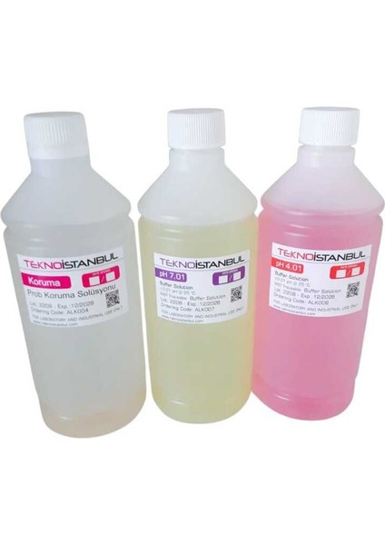 Ph 4.01-7.01- Elektrod Koruma Sıvısı Ph Probu Muhafaza Solüsyonu 250 ml