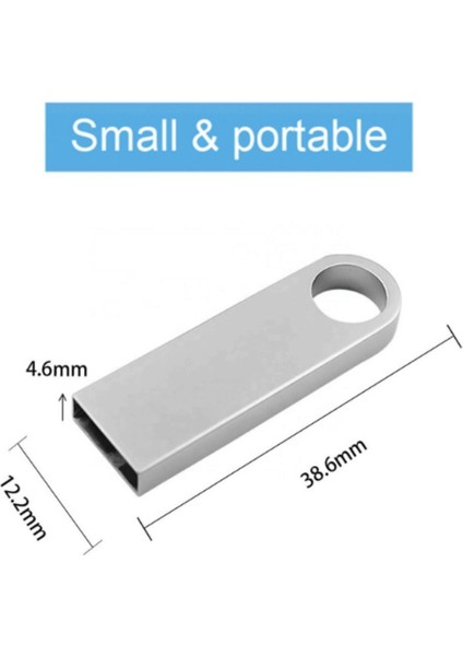 32 GB Metal Flash Bellek